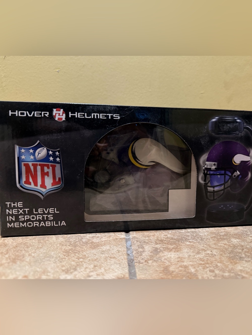 Minnesota Vikings Purple Mini Hover Helmet - NFL Licensed
